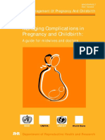 managing complications in pregnancy and childbirth