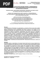 Modelo Para Capacitação Em Gmp Visando a Transferência