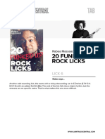20 Funked Up Rock Licks: Lick 6