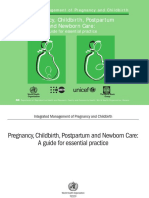 Pregnancy Childbirth Postpartum and Newborn Care 2003 Outdated