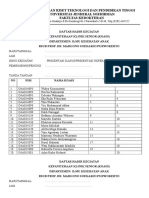 Daftar Hadir Kegiatan