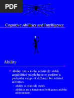 Cognitive Abilities and Intelligence