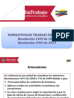 Ultima Actualizacion Normas en Alturas 29-10-13