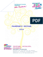 Calendario Escolar 2014