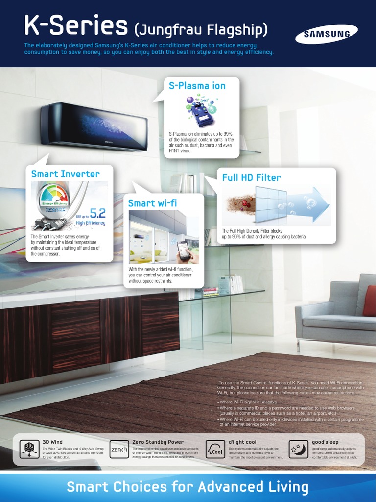 Samsung K-Series Smart Air Conditioner | PDF | Air Conditioning | Hvac