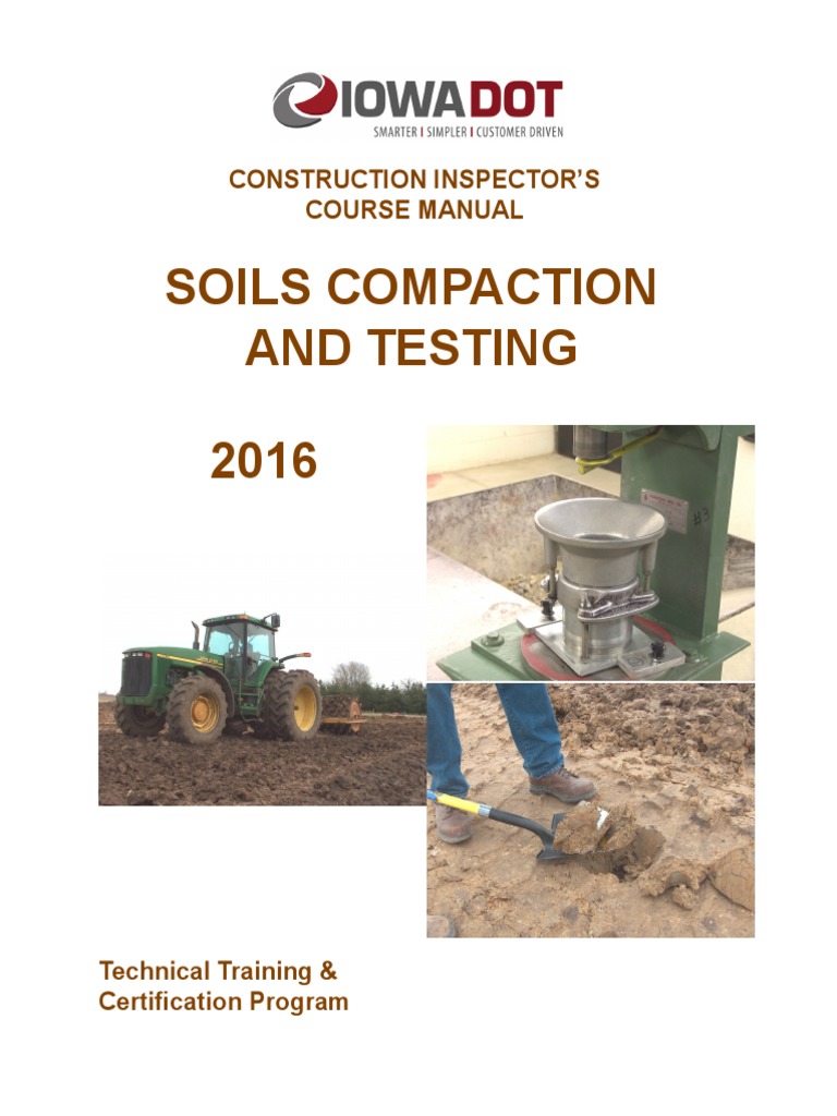 Soil Compaction Testing Manual | PDF | Density | Natural Materials