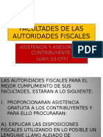 Facultades de Las Autoridades Fiscales