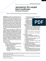 Diagnostic Criteria for CTS 1993