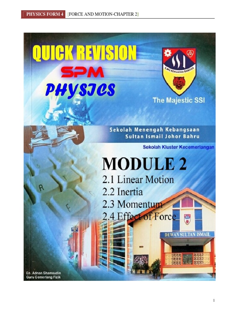 Linear Motion Notes PDF Acceleration Force