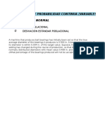 Distribución de probabilidad continua y variables aleatorias