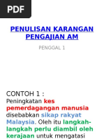 Penulisan Karangan