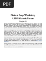 Download Grup WhatsApp LSBD HI-Bagian 8 by Widjojo Salim SN321714490 doc pdf