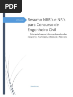 Resumo Normas NBR e NR's Essenciais para Concurso de Engenheiro Civil