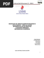 Roteiro De Aulas Práticas - Ciências Morfofuncionais II - UNIME