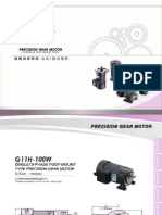 Precision Gear Motor Foot Mount Type