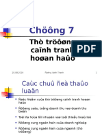 Chöông 7: Thò Tröôøng Caïnh Tranh Hoøan Haûo