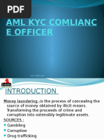 Certified Aml Kyc Compliance Officer Money Laundering