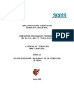 Módulo II Aplicar Soldadur y Maquinado en La Corrección de Piezas