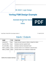 FSM Design Example With Verilog