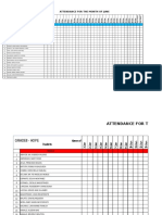 Monitoring Sheet Sample