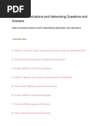 Data Communications and Networking Questions and Answers