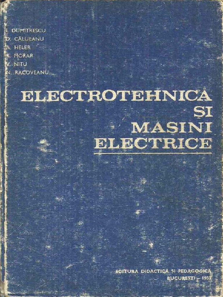 Carti electrotehnica pdf in romana