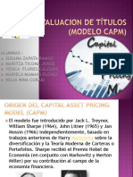Valuacion de Titulos Modelo Capm Expo