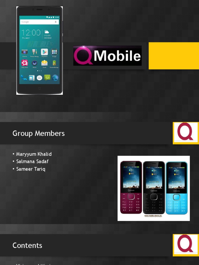 Qmobile: Strategies for Market Success | PDF | Market Segmentation ...