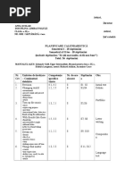 Planificare Calendaristica Going for Gold Upper Intermediate