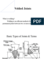 Welded Joints: What Is Welding? Welding Is An Efficient Method of Making Permanent Joints Between Two or More Metal Parts