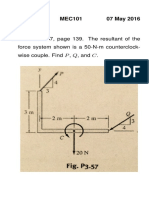 Exercise 8 - statics