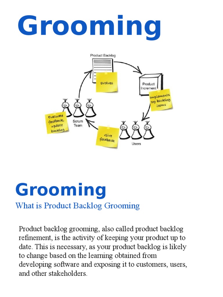 Grooming Updated PDF Scrum (Software Development) Industries