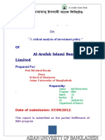 Investment Policy of AIBL