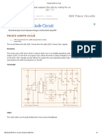 Op Amp Photodiode Circuit: 555 Timer Circuits