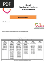 Algebra I Curriculum Map