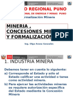 Mineria, y Formalizacion Minera - Drem Puno