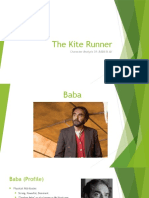 The Kite Runner: Character Analysis Of: BABA & Ali