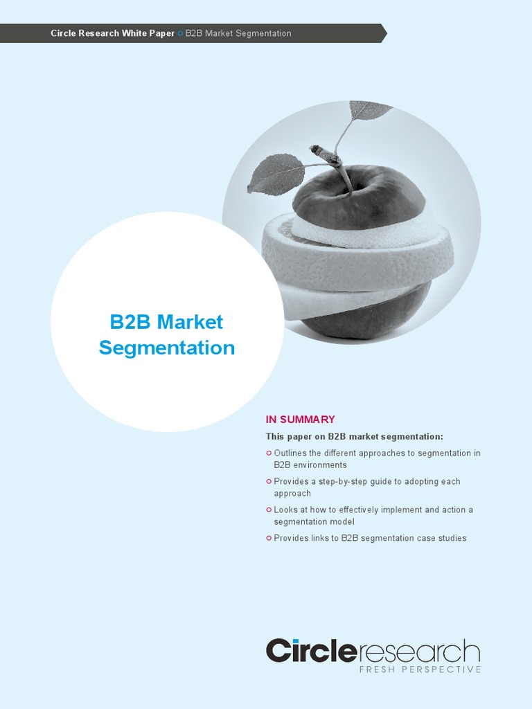 B2B Market Segmentation Strategies | PDF | Market Segmentation | Marketing