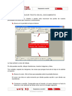 Introducir Texto en El Documento: Empezando A Escribir