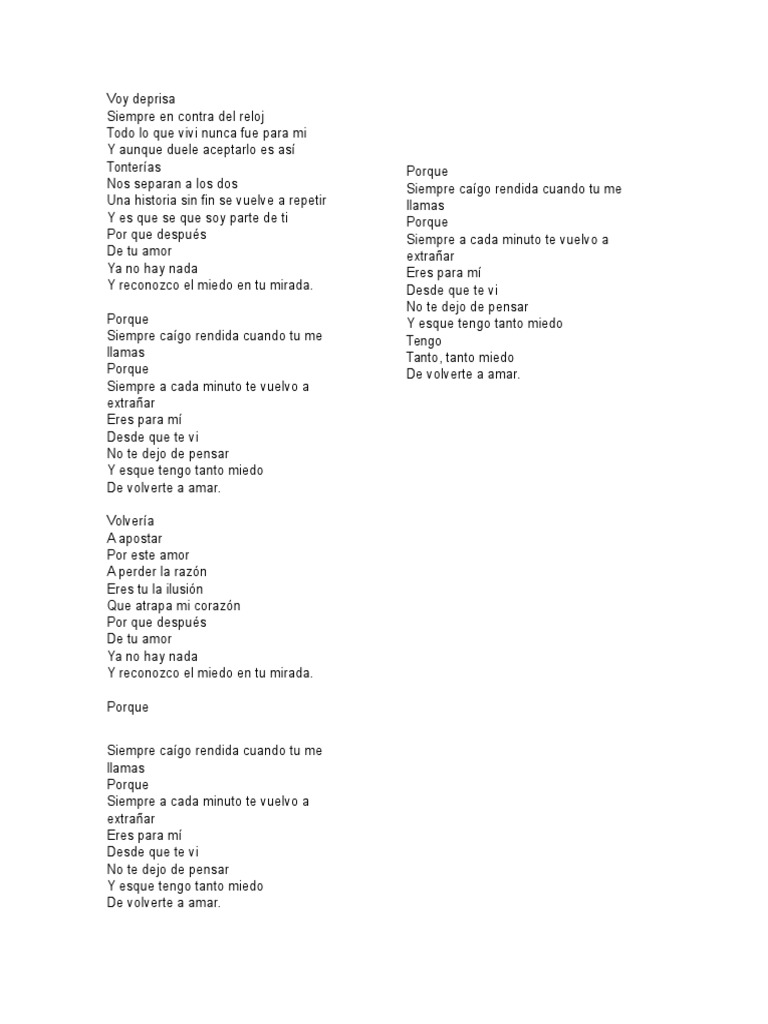 Letras de las Mejores Canciones de Alejandra Guzmán | PDF | Ocio