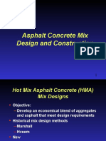 Asphalt Concrete Mix Design and Construction