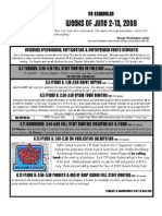 June 2 Week 13 WF08 Agenda