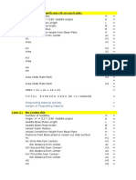 Fireproof Area and Weight Calculation