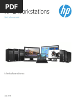 HP Z Workstations: Quick Reference Guide