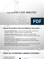 Group 2I - FIJI Water Case Analysis