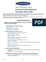 Nitrogen Pressure Test - Calculation PDF