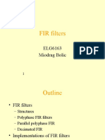 ELG6163 Implementation of FIR