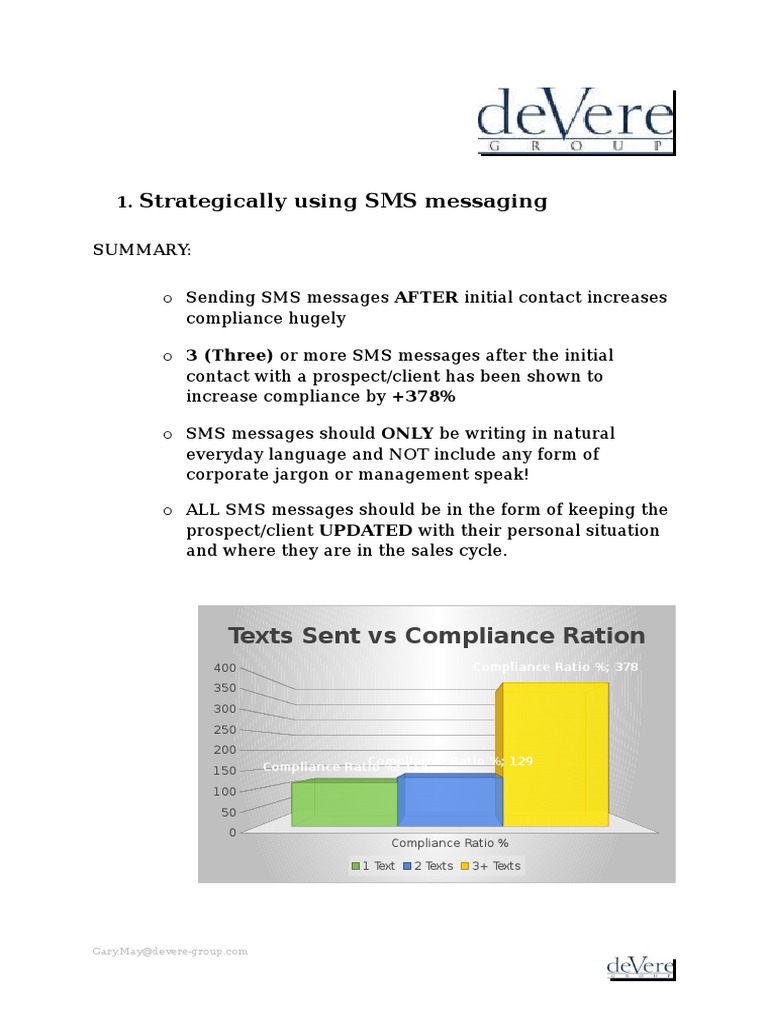 Boost Compliance with SMS Messaging | PDF | Career & Growth