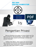 Privasi Dan Kejahatan Komputer