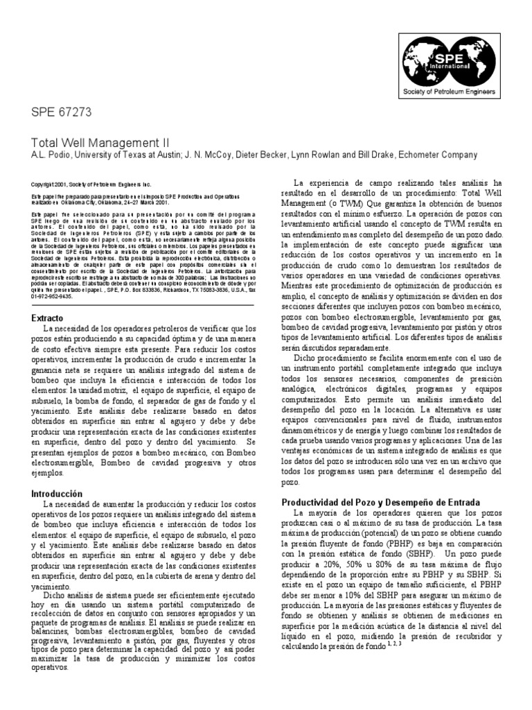 Manual Echometer TWM | PDF | Bomba | Líquidos